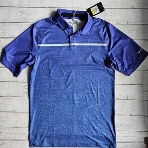 Nike‎ Golf Polo NWT Purple/Blue Size Small Tall
